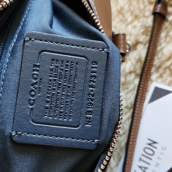 Coach Rowan Signature Rainbow Logo Satchel/Crossbody π - Picture 13 of 16